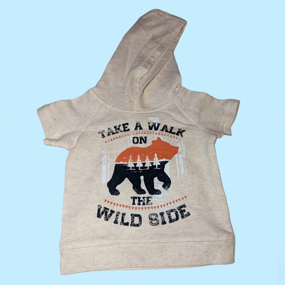 Koala Kids Other - Koala baby take a walk on the wild side hoodie short sleeve top